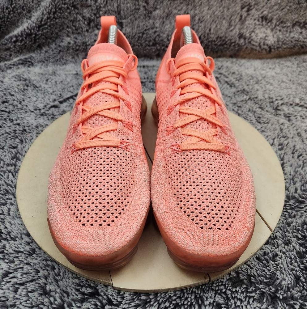 RARE Nike Air Vapormax Flyknit 2 Crimson Pulse Shoes Women's Size 10 - Picture 3 of 9